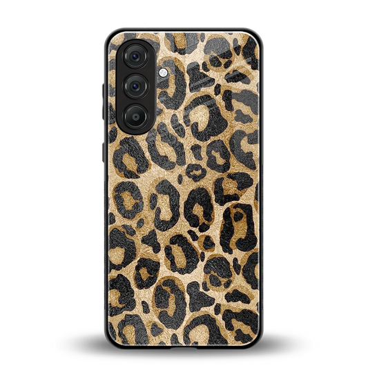 Cheetah Chic back phone cover | glass case for samsung galaxy a14 5g
