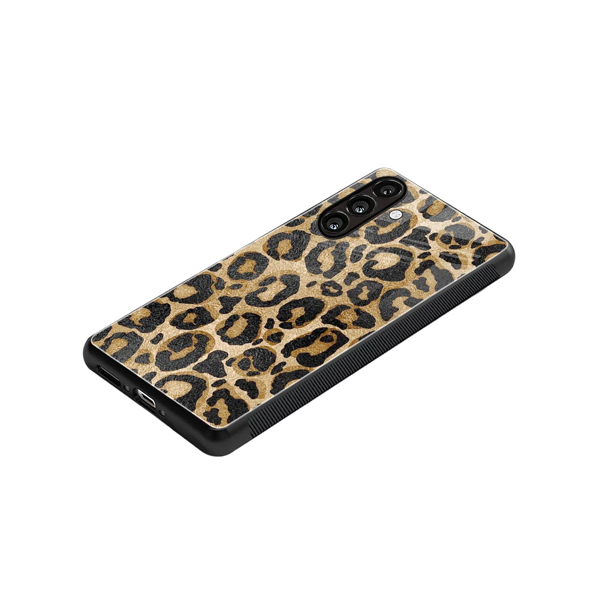 Cheetah Chic stylish phone case for samsung galaxy m35 5g | glossy glass and slim fit