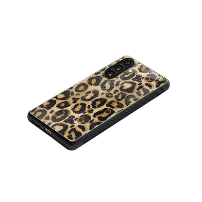 Cheetah Chic stylish phone case for samsung galaxy m35 5g | glossy glass and slim fit