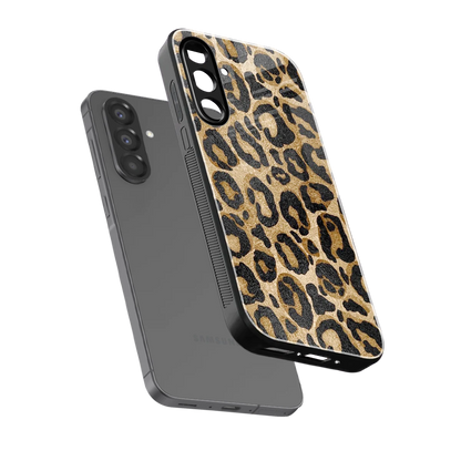 Cheetah Chic sleek samsung galaxy a17 5g cover with tempered glass back and TPU edges