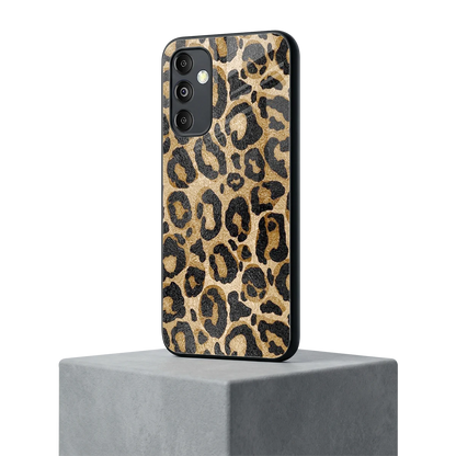 Cheetah Chic samsung galaxy m14 5g mobile cover | shockproof glass phone case