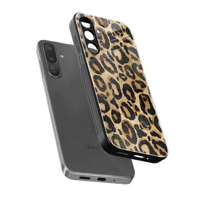 Cheetah Chic sleek samsung galaxy m36 5g cover with tempered glass back and TPU edges