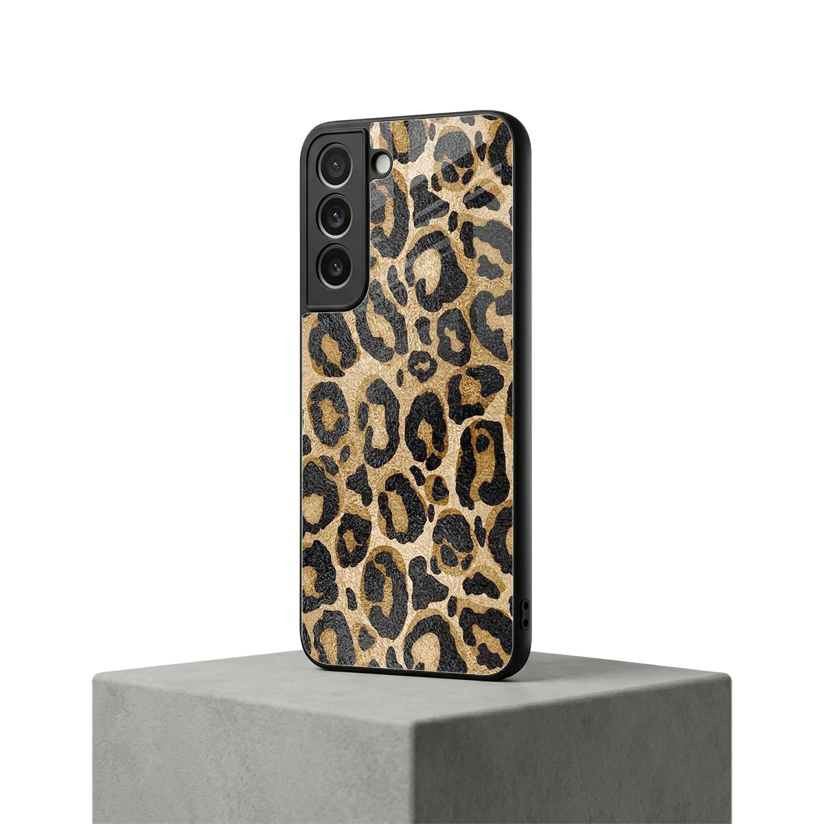 Cheetah Chic samsung galaxy s22 mobile cover | shockproof glass phone case