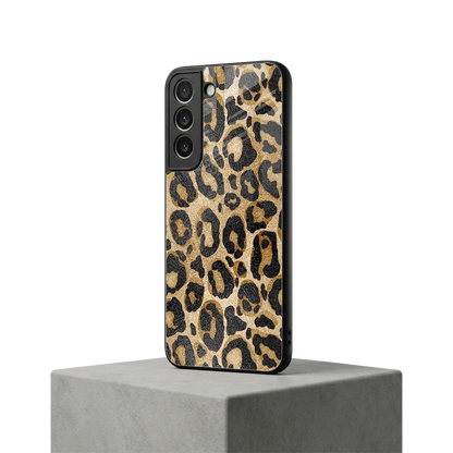 Cheetah Chic samsung galaxy s22 mobile cover | shockproof glass phone case