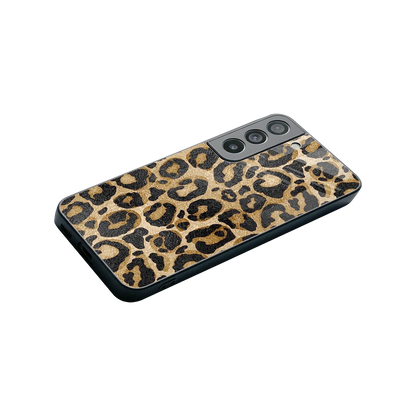 Cheetah Chic stylish phone case for samsung galaxy s22 | glossy glass and slim fit
