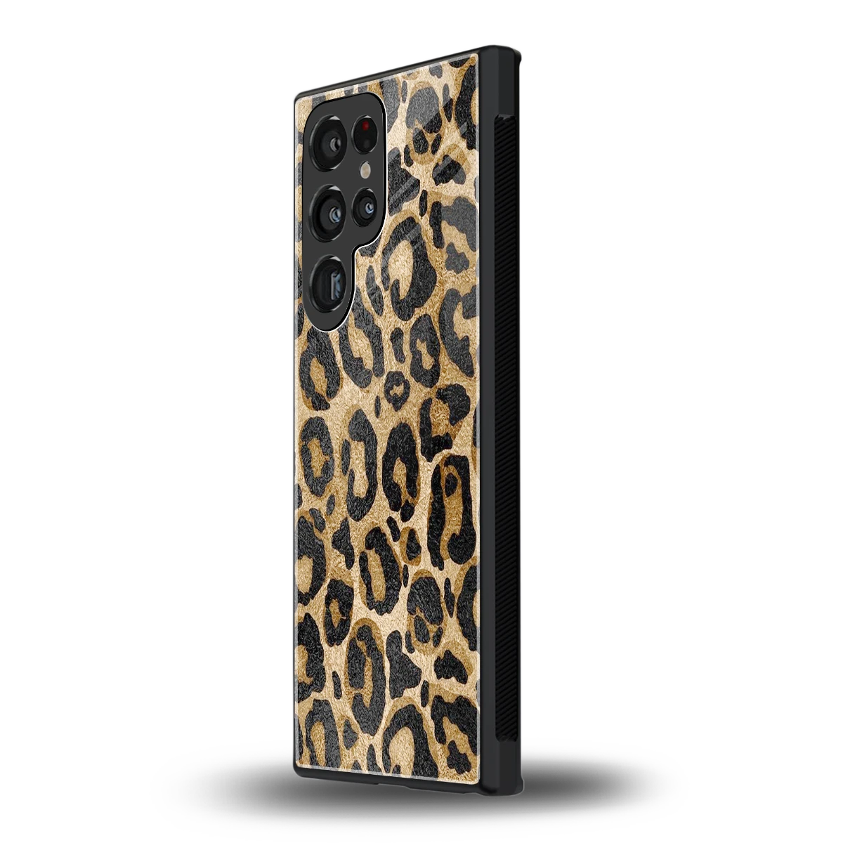 Cheetah Chic samsung galaxy s24 ultra mobile cover | shockproof glass phone case