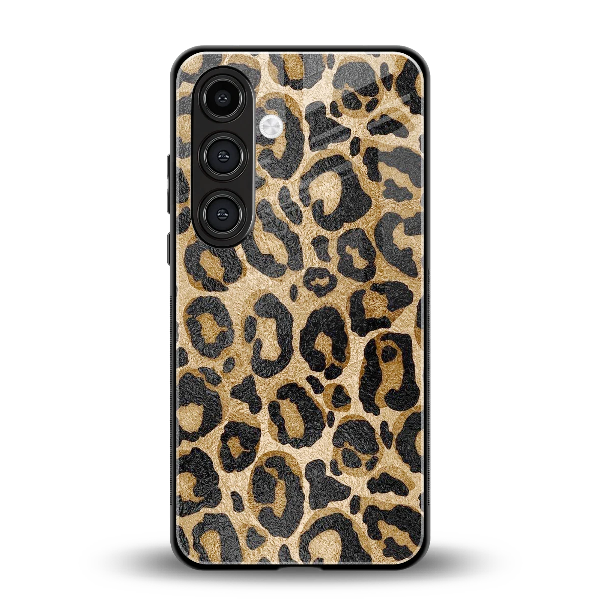Cheetah Chic back phone cover | glass case for samsung galaxy s24 plus