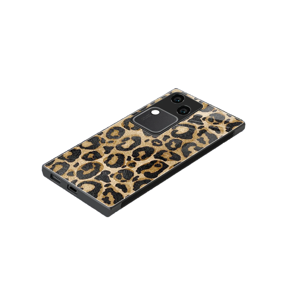 Cheetah Chic stylish phone case for vivo v30 | glossy glass and slim fit