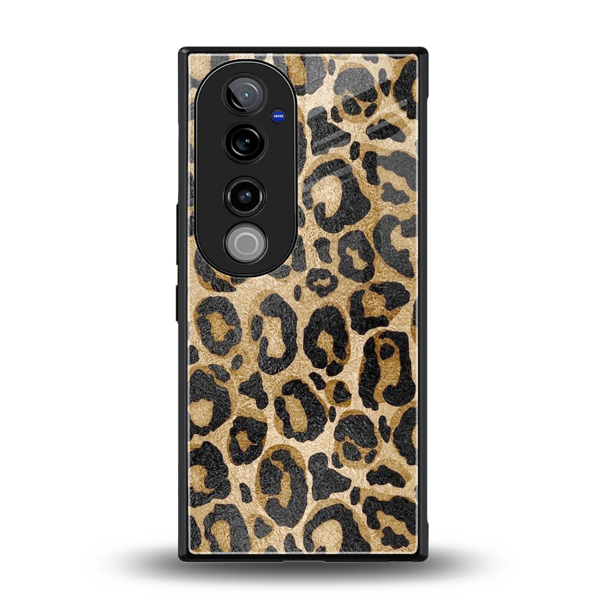 Cheetah Chic back phone cover | glass case for vivo v40 pro