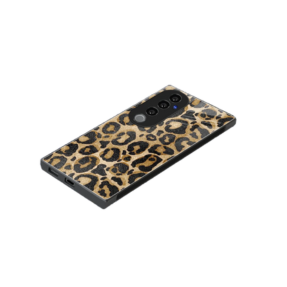 Cheetah Chic stylish phone case for vivo v40 pro | glossy glass and slim fit