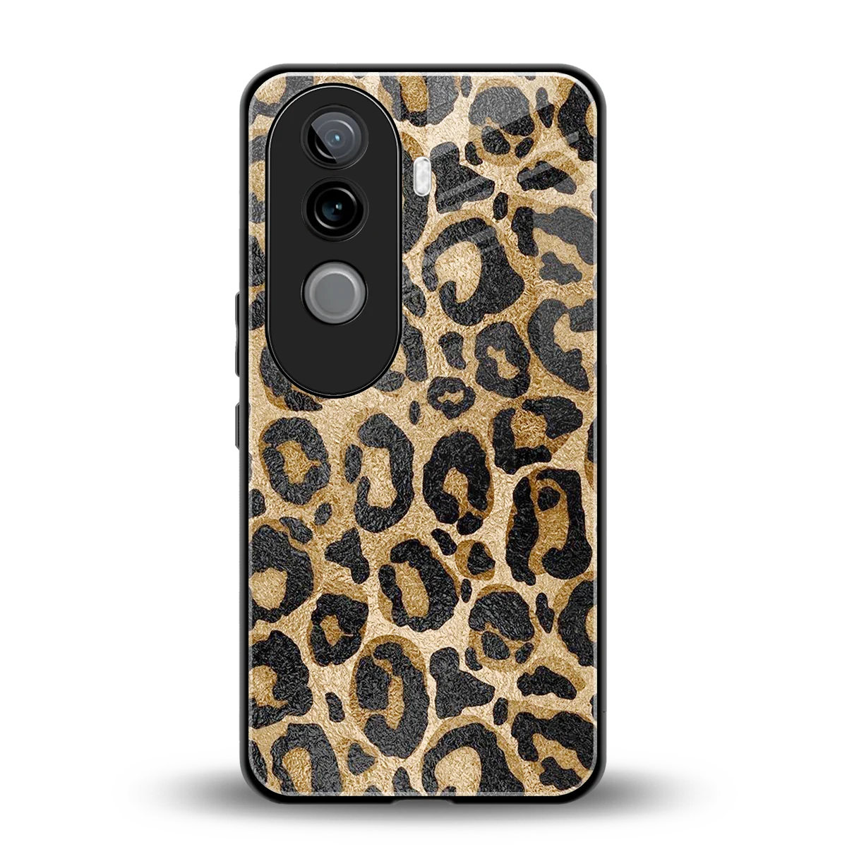 Cheetah Chic back phone cover | glass case for vivo v40e