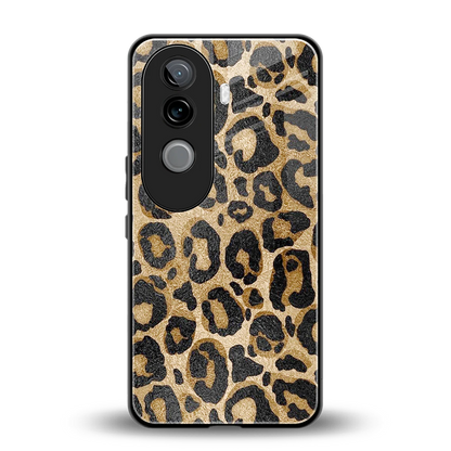Cheetah Chic back phone cover | glass case for vivo v40e