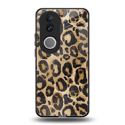 Cheetah Chic back phone cover | glass case for vivo v50