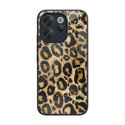 Cheetah Chic back phone cover | glass case for vivo v70