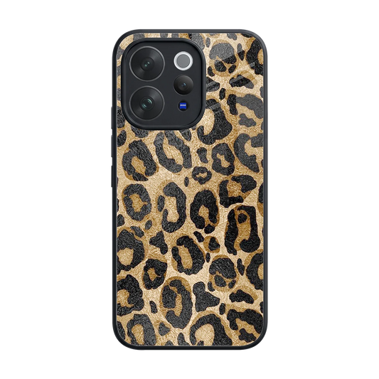 Cheetah Chic back phone cover | glass case for vivo v70 elite