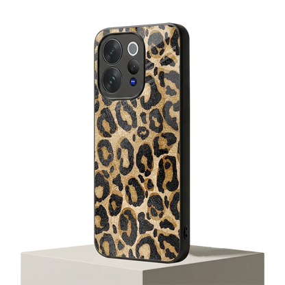Cheetah Chic vivo v70 mobile cover | shockproof glass phone case