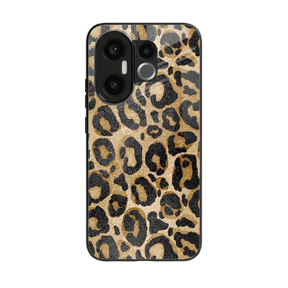 Cheetah Chic back phone cover | glass case for vivo x200 fe