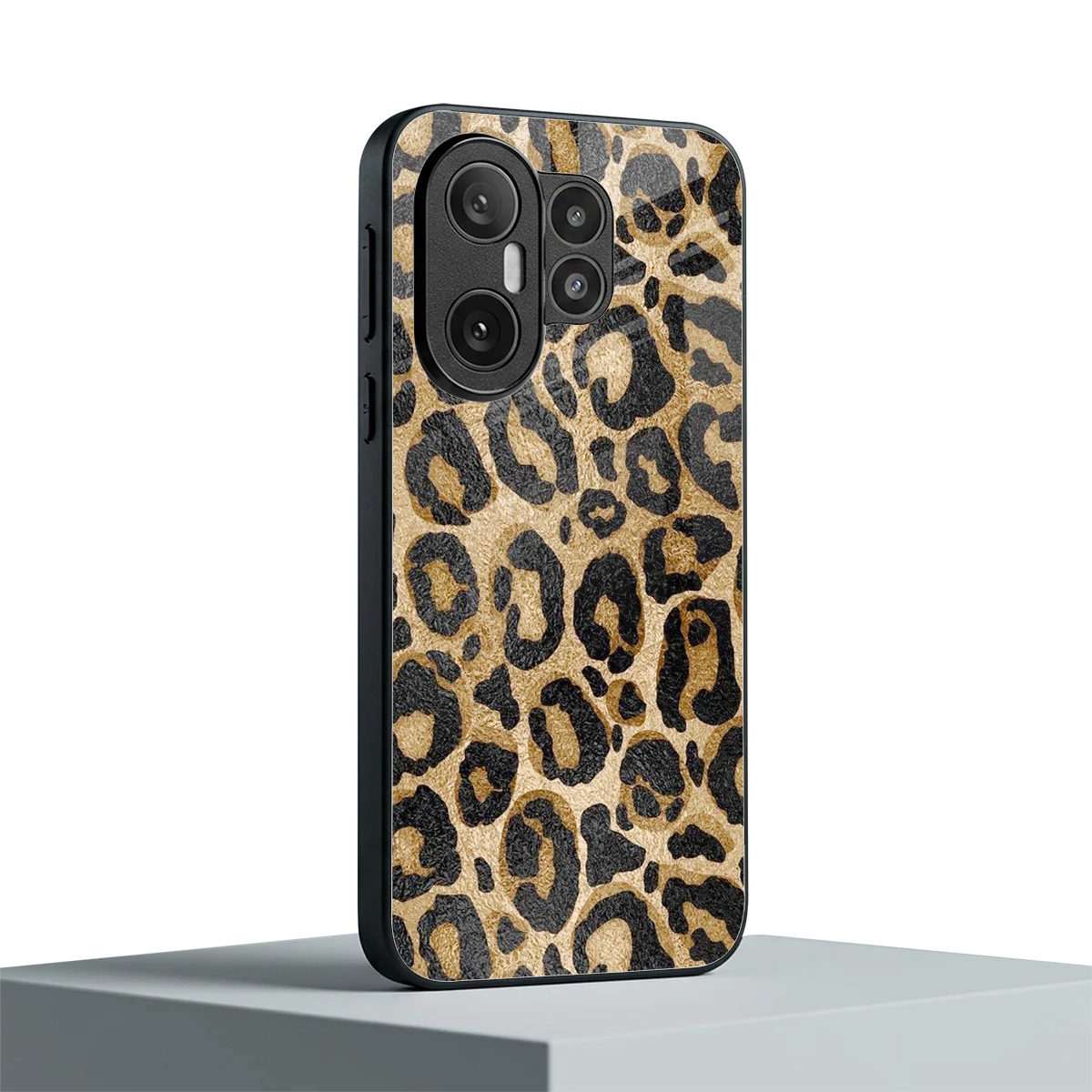 Cheetah Chic vivo x200 fe mobile cover | shockproof glass phone case