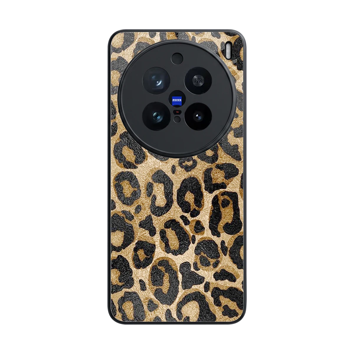 Cheetah Chic back phone cover | glass case for vivo x200 pro
