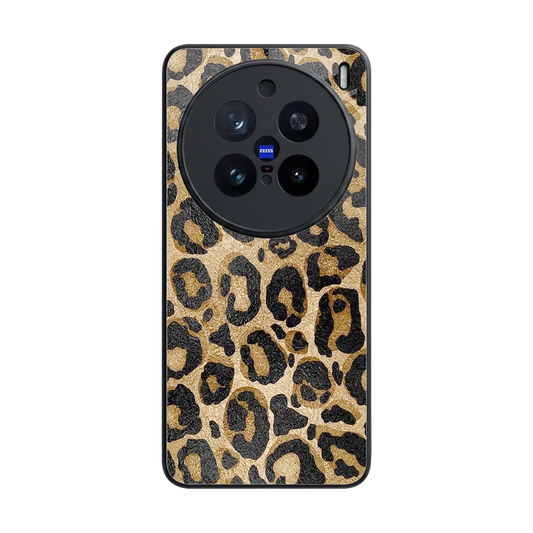 Cheetah Chic back phone cover | glass case for vivo x200 pro