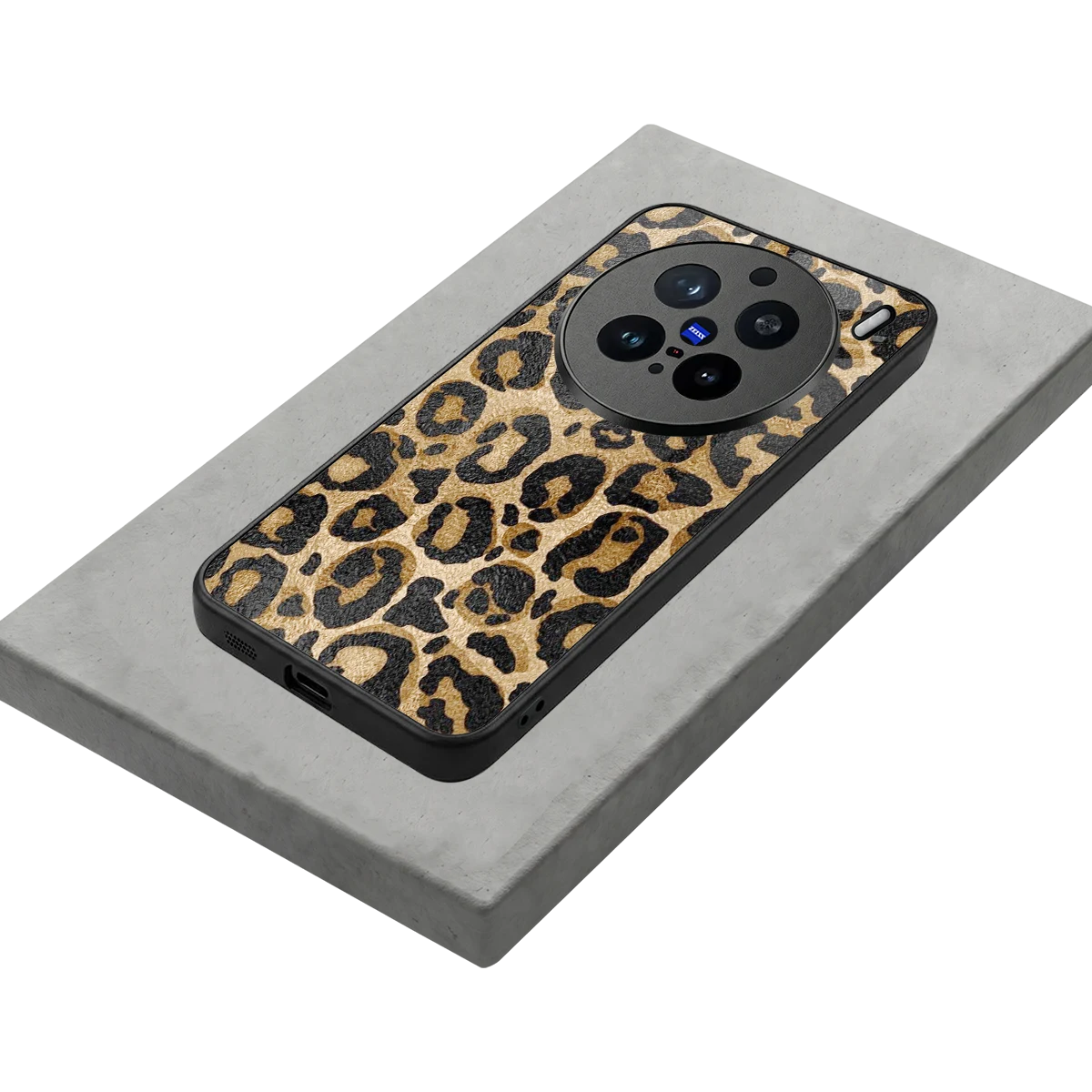Cheetah Chic stylish phone case for vivo x200 pro | glossy glass and slim fit
