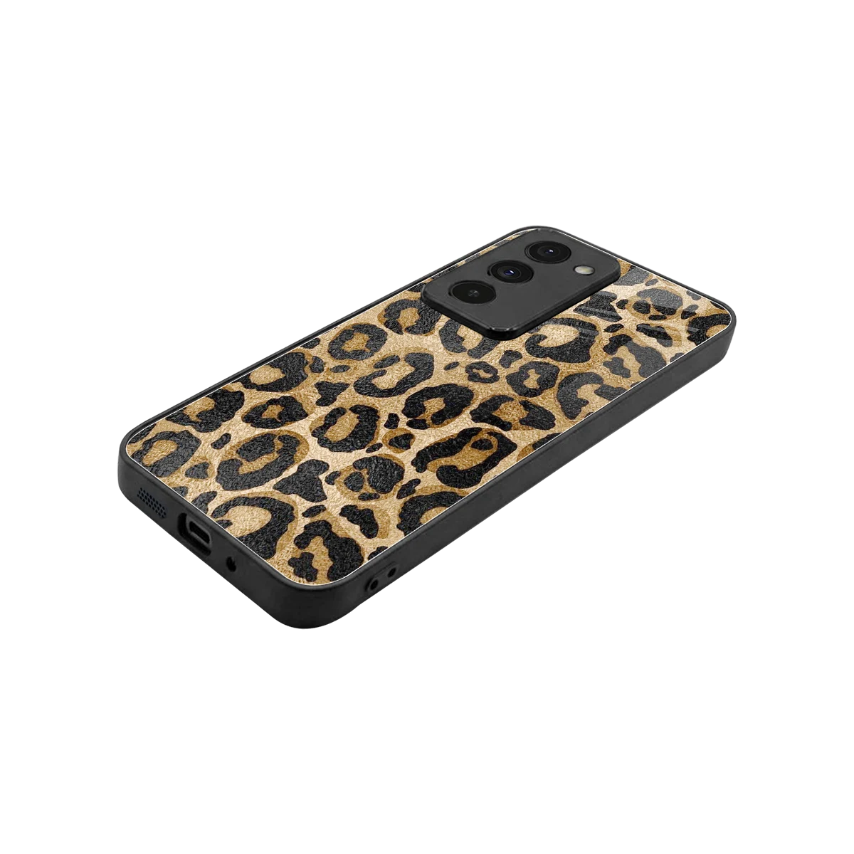 Cheetah Chic stylish phone case for redmi 15 5g | glossy glass and slim fit