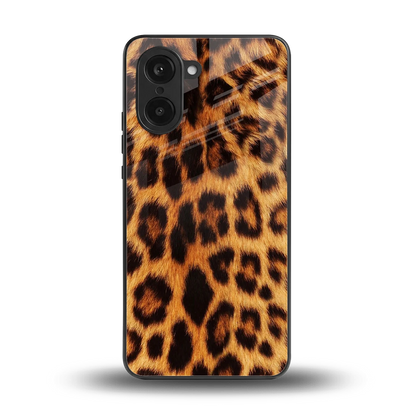 Cheetah Fur back phone cover | glass case for oneplus nord ce5 5g