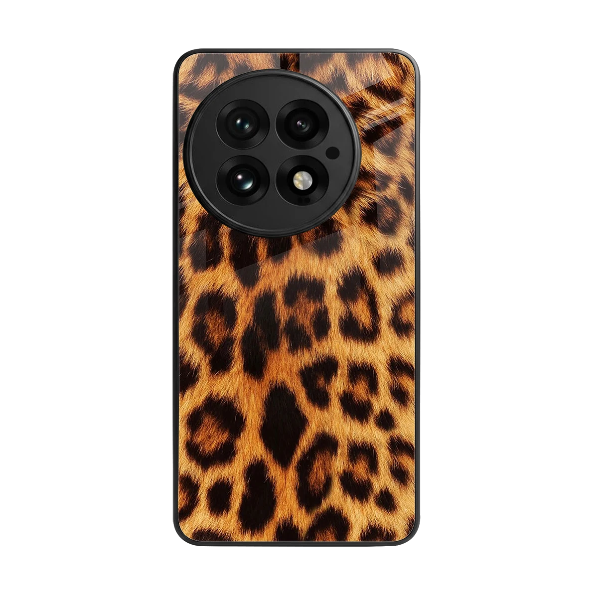 Cheetah Fur back phone cover | glass case for oneplus 13