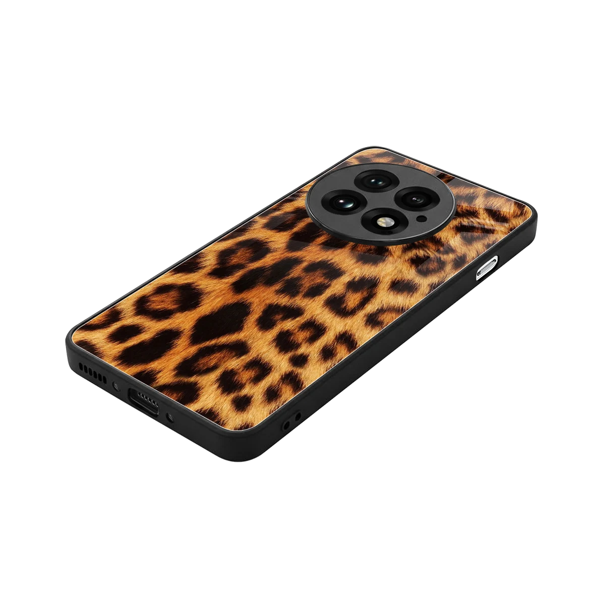 Cheetah Fur stylish phone case for oneplus 13 | glossy glass and slim fit