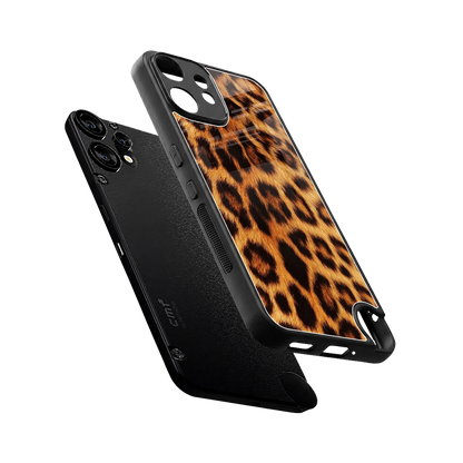 Cheetah Fur sleek cmf nothing phone 2 pro cover with tempered glass back and TPU edges