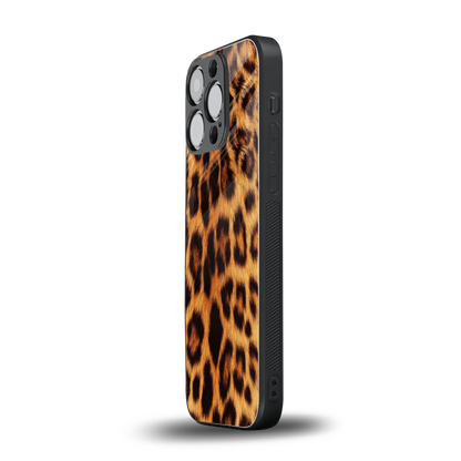 Cheetah Fur iphone 13 pro mobile cover | shockproof glass phone case