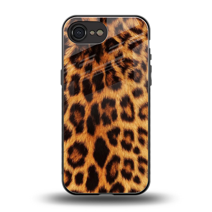 Cheetah Fur back phone cover | glass case for iphone 17e