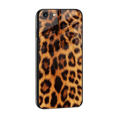 Cheetah Fur sleek iphone 6s cover with tempered glass back and TPU edges