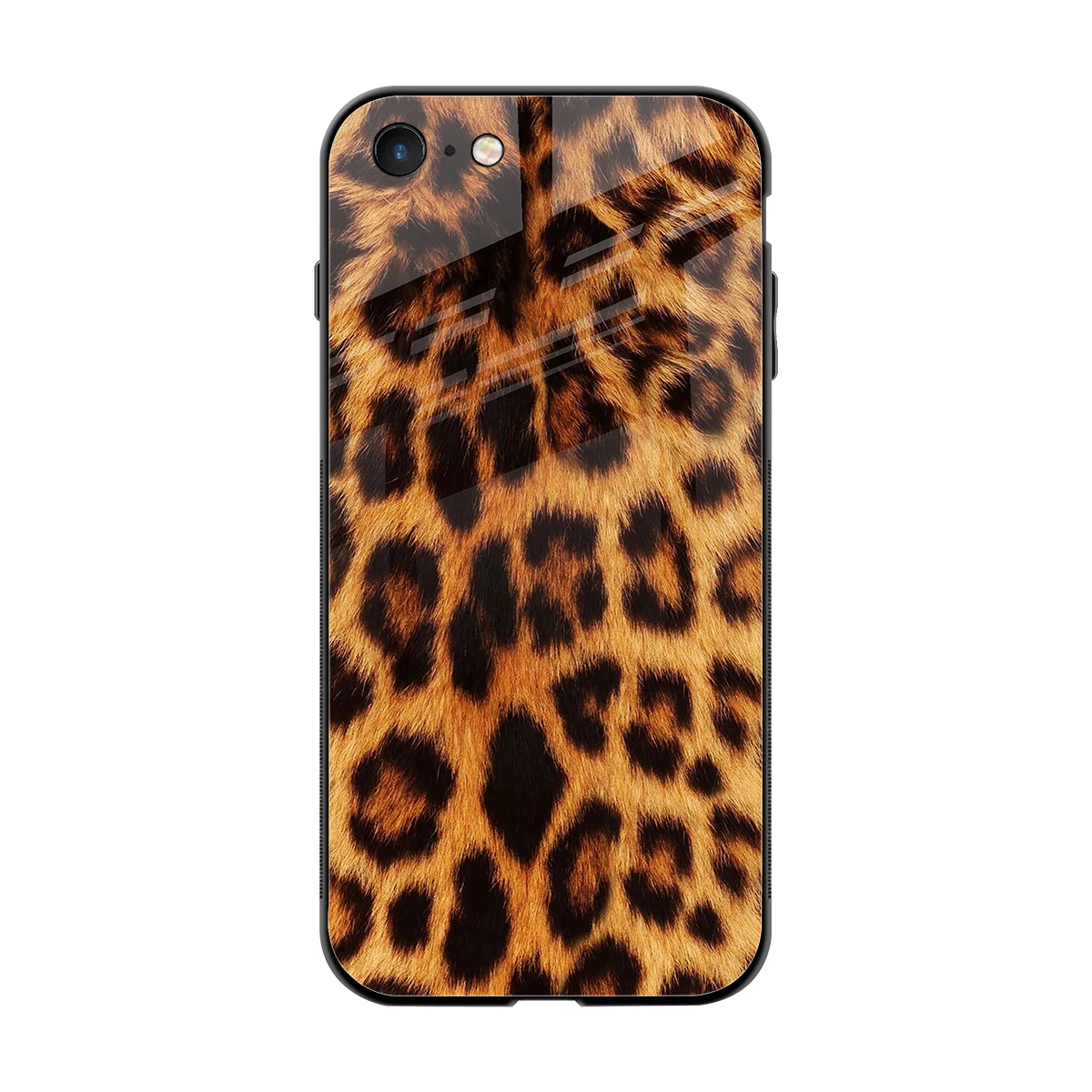 Cheetah Fur back phone cover | glass case for iphone 7