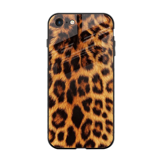 Cheetah Fur back phone cover | glass case for iphone 7