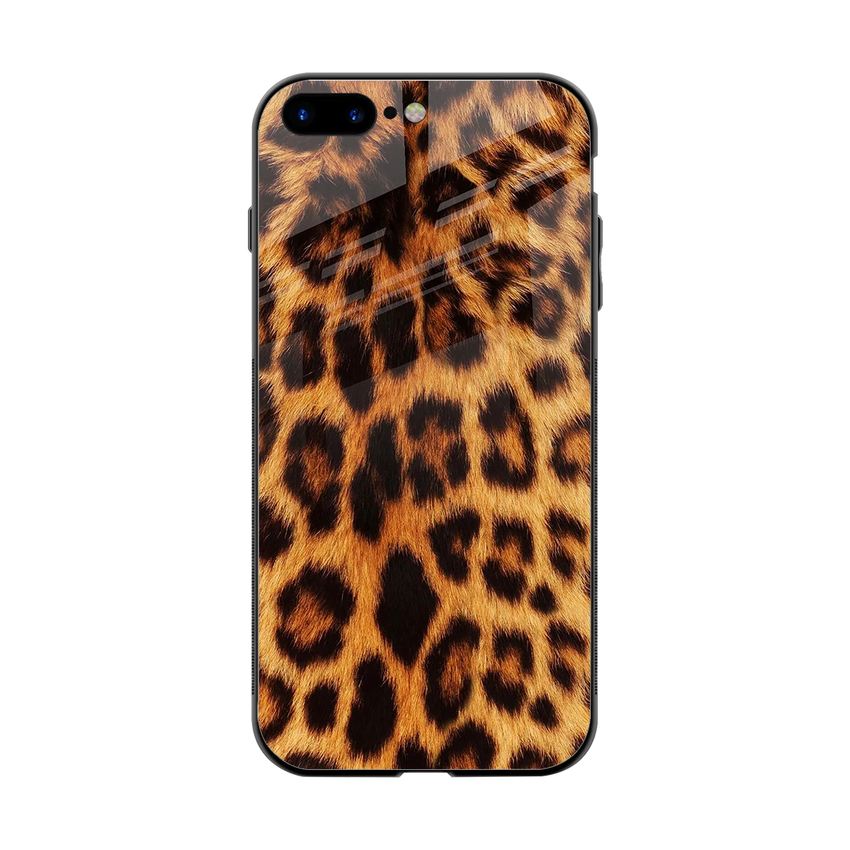 Cheetah Fur back phone cover | glass case for iphone 8 plus