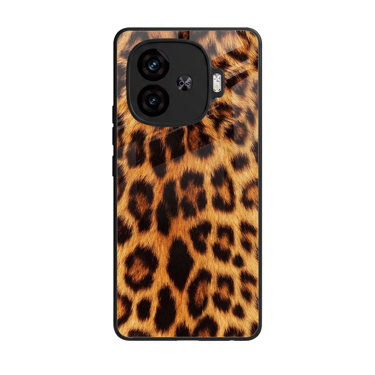 Cheetah Fur back phone cover | glass case for iqoo neo 10r 5g