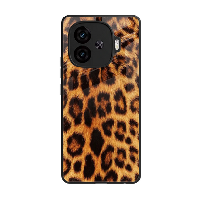 Cheetah Fur back phone cover | glass case for iqoo neo 10r 5g