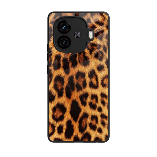 Cheetah Fur back phone cover | glass case for iqoo neo 10r 5g