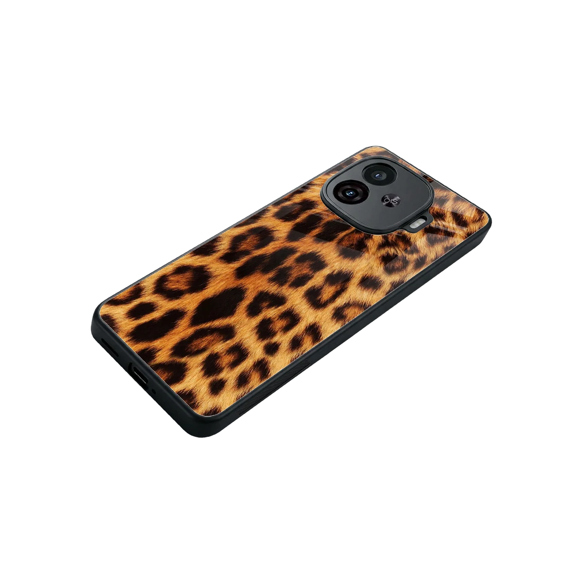Cheetah Fur stylish phone case for iqoo neo 10r 5g | glossy glass and slim fit