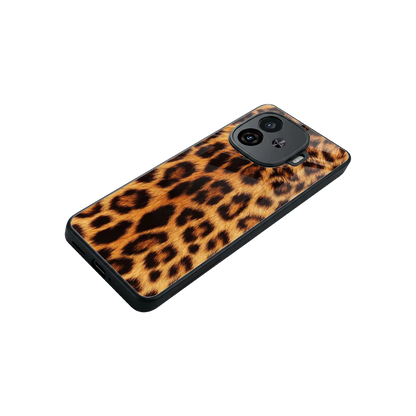 Cheetah Fur stylish phone case for iqoo neo 10r 5g | glossy glass and slim fit
