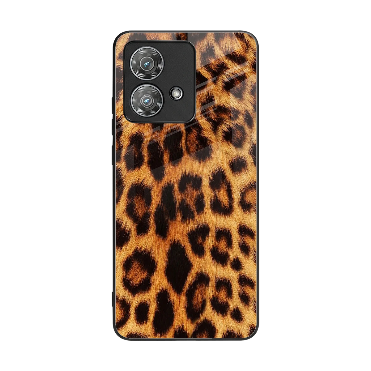Cheetah Fur back phone cover | glass case for motorola edge 40 neo 5g