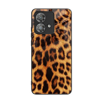 Cheetah Fur back phone cover | glass case for motorola edge 40 neo 5g