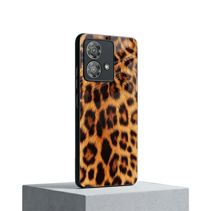 Cheetah Fur motorola edge 40 neo 5g mobile cover | shockproof glass phone case
