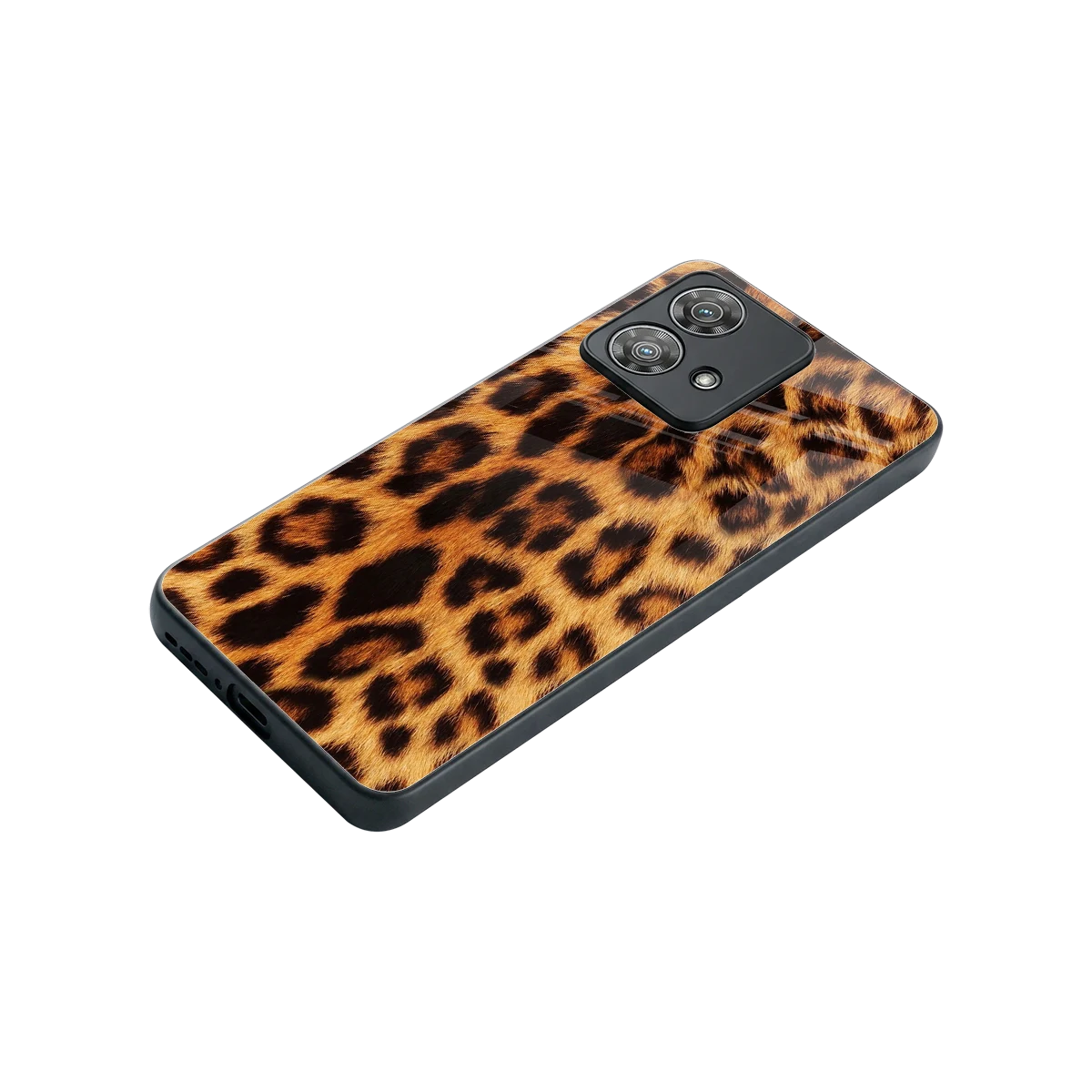 Cheetah Fur stylish phone case for motorola edge 40 neo 5g | glossy glass and slim fit