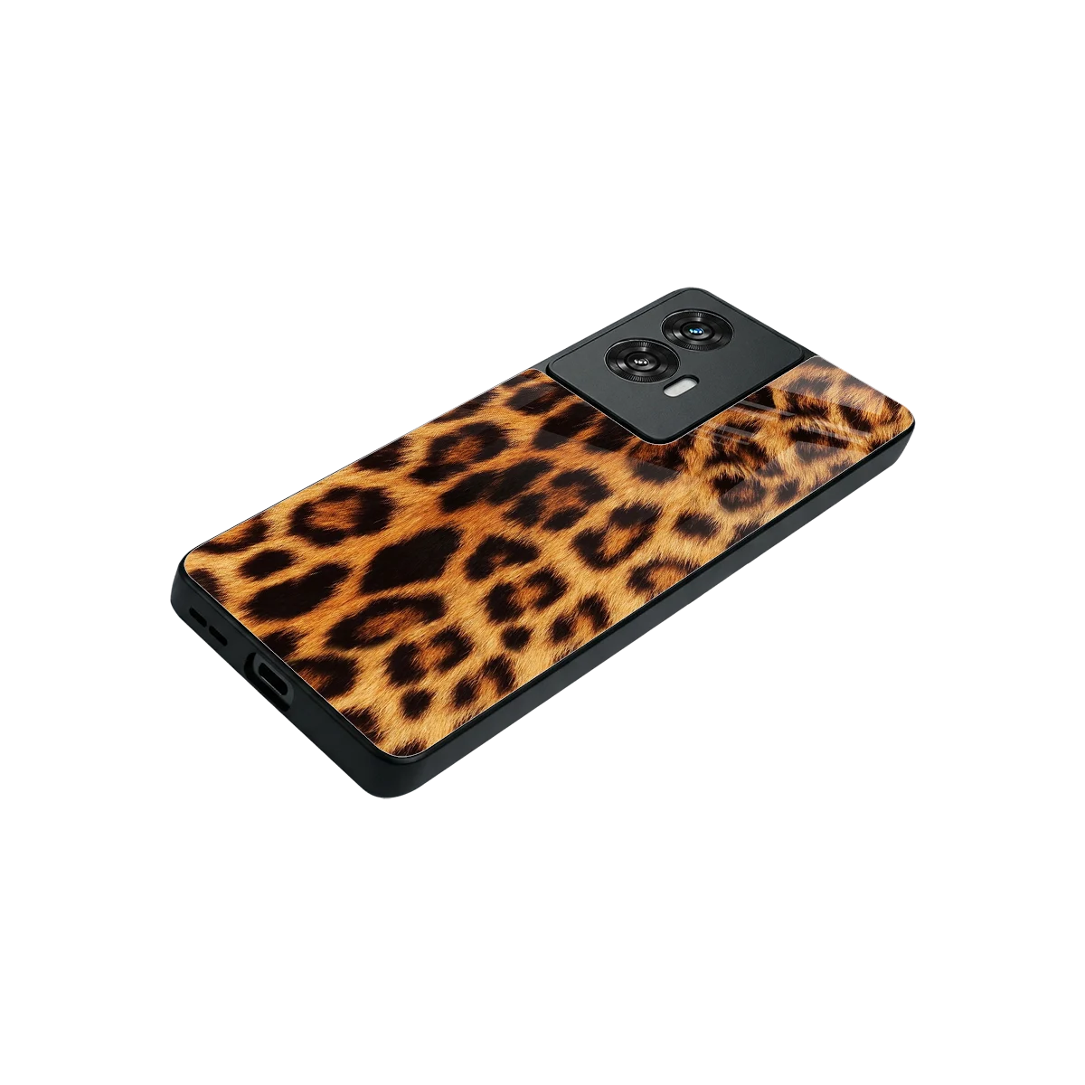 Cheetah Fur stylish phone case for motorola edge 50 fusion | glossy glass and slim fit