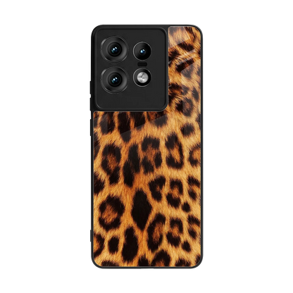 Cheetah Fur back phone cover | glass case for motorola edge 50 pro