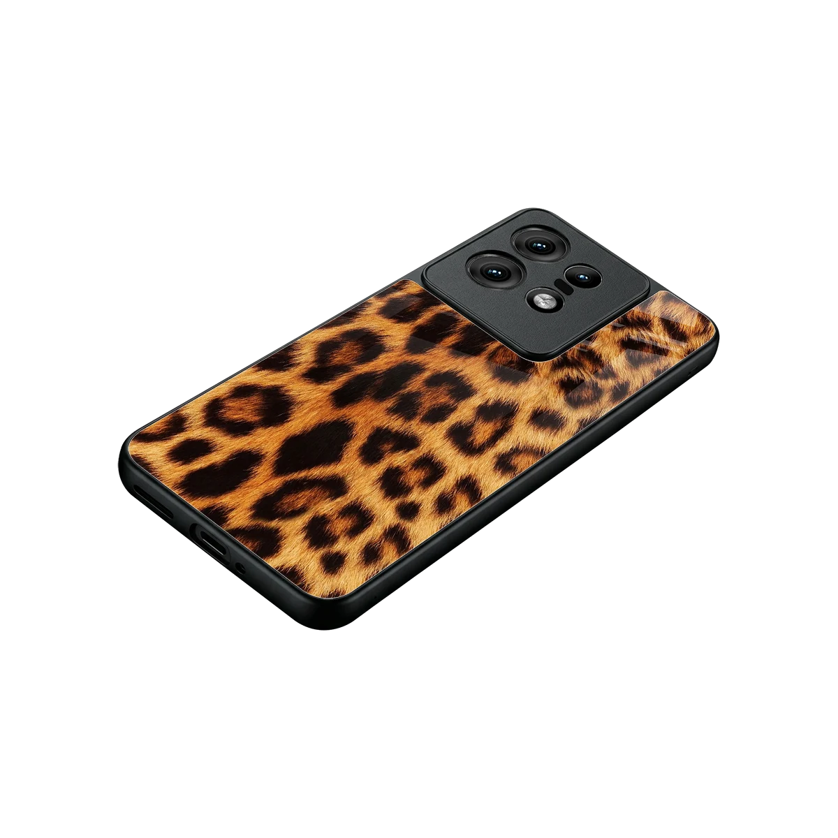 Cheetah Fur stylish phone case for motorola edge 50 pro | glossy glass and slim fit