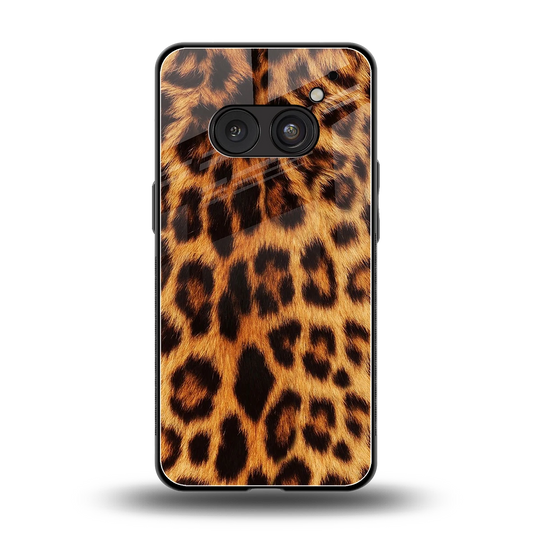 Cheetah Fur back phone cover | glass case for nothing phone 2a plus