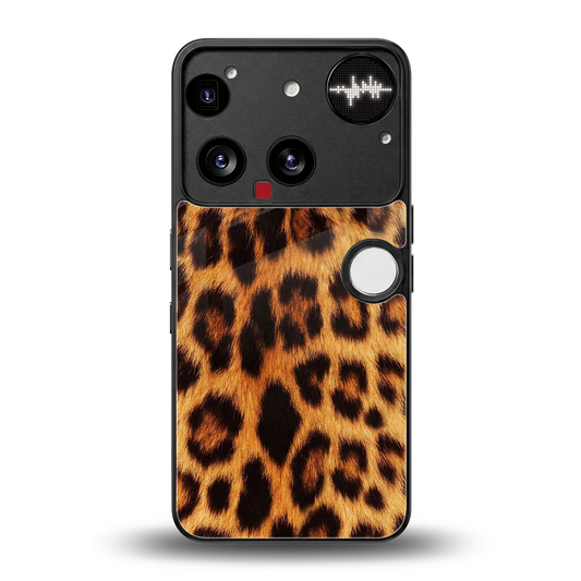 Cheetah Fur back phone cover | glass case for nothing phone 3